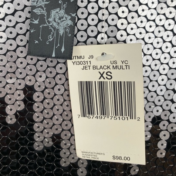 Guess Brand Sequin Spaghetti Strap - Picture 5 of 6